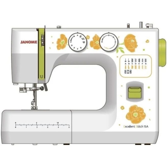 Швейная машина Janome Excellent Stitch 15A белый