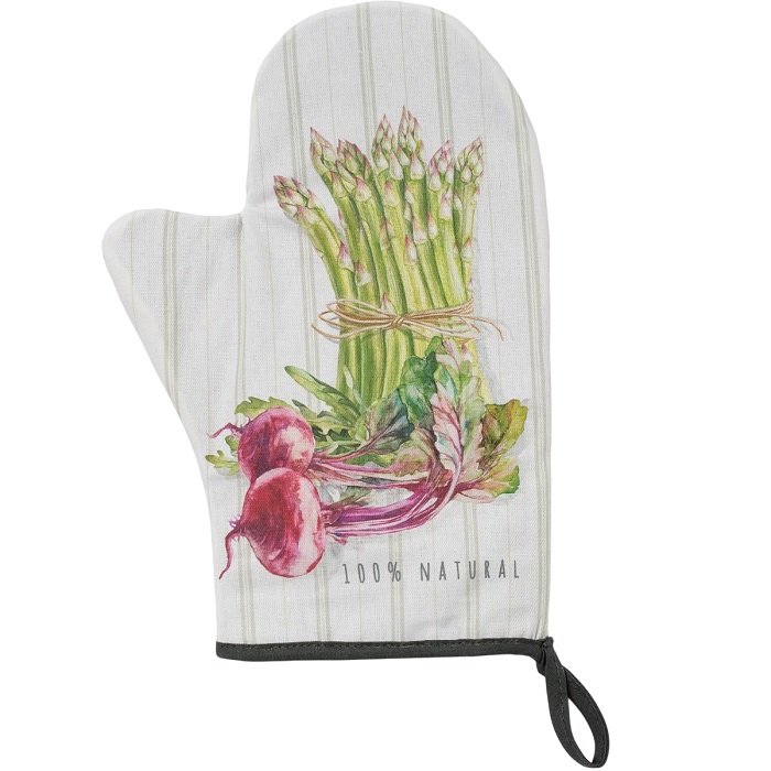 Варежка-прихватка Этель Vegetable 20х28 см, 100% хлопок, саржа, ватин 250 г/м2
