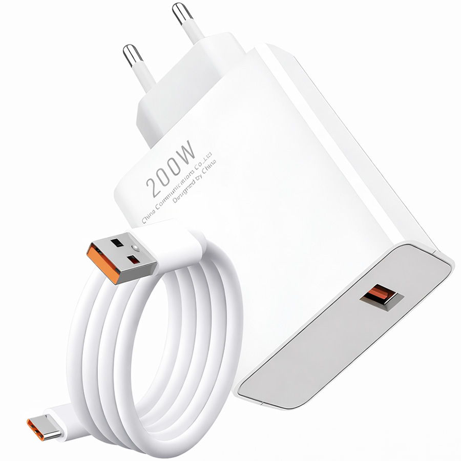 Сетевое ЗУ Xiaomi 200w с кабелем Type-C для быстрой зарядки