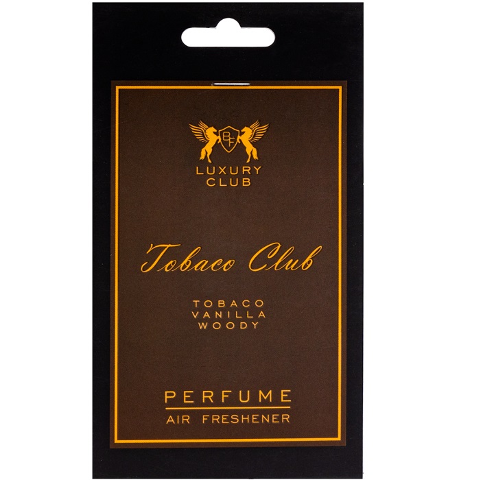 Ароматизатор Luxury Club Tobaco (по мотивам Tom Ford Tobacco Vanille) BF05 подвесной картонный
