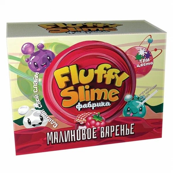 Флаффи-слайм фабрика "Малиновое варенье""Юный химик", арт.869