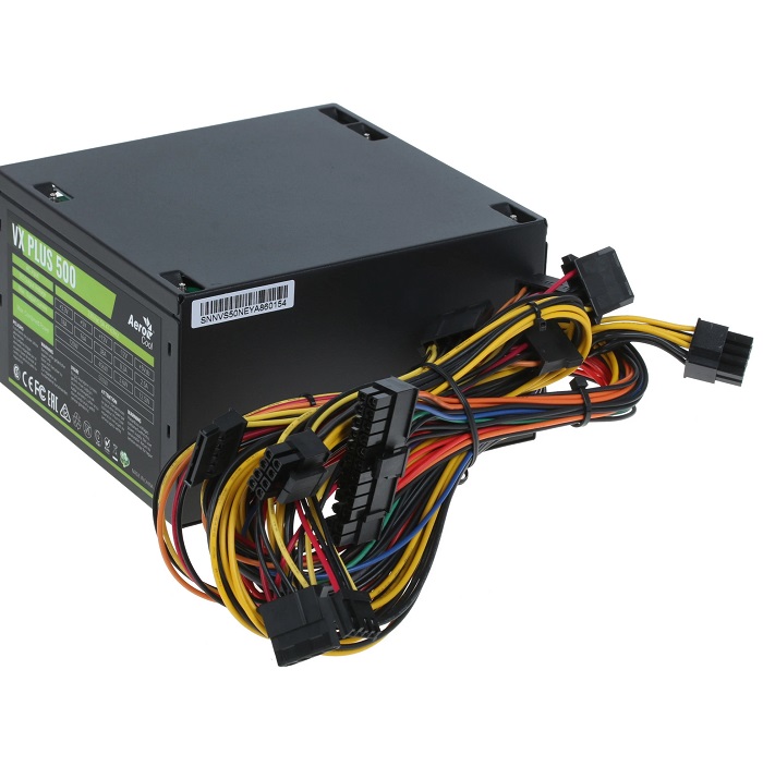 Блок питания 500W Aerocool/Formula VX PLUS 500 ATX AC (20+4pin) 120mm fan 3xSATA RTL