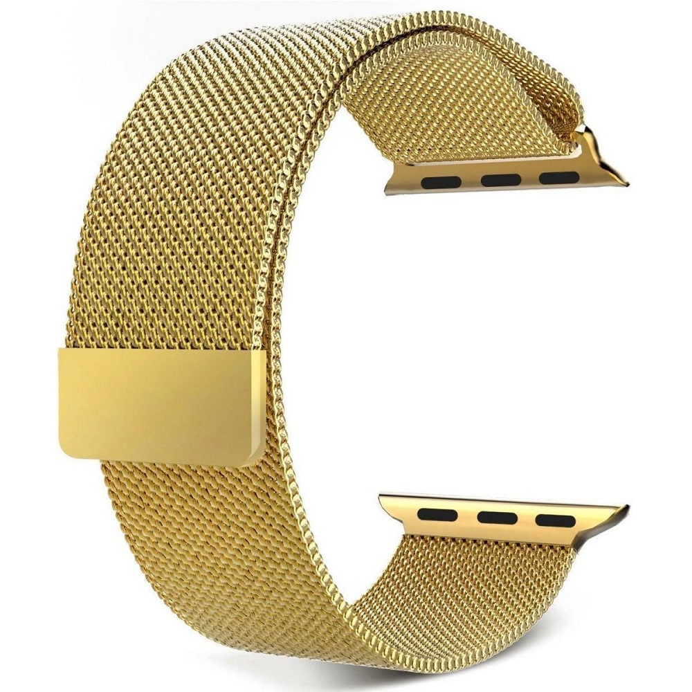 Ремешок NONAME для Apple Watch 42/44mm Milanese loop золото