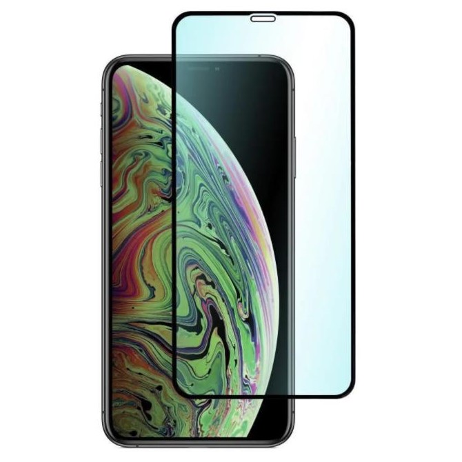 Противоударное стекло NONAME для iPhone 11 Pro Max, SUPER, чёрное