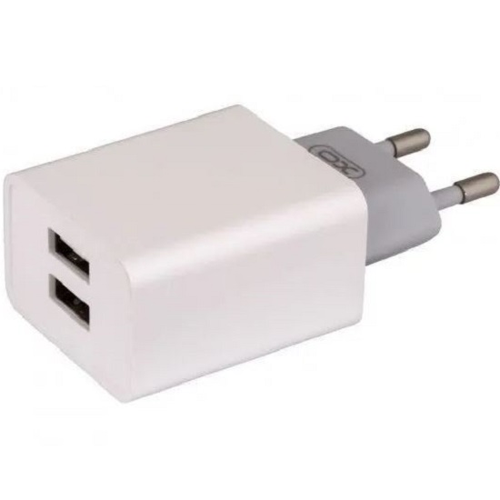 Сетевое ЗУ 1USB/Type-C 3A XO L65, белый
