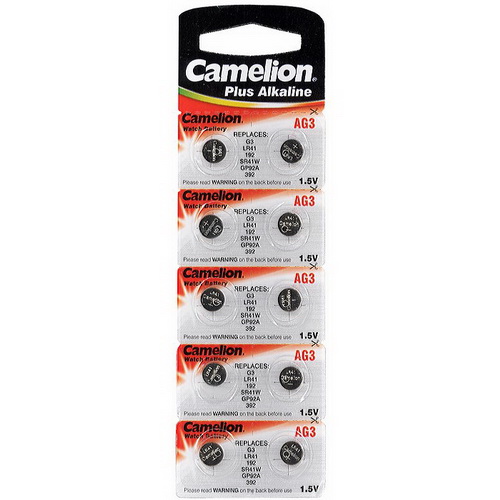 Элемент питания CAMELION AG03 (392) (SR41W)