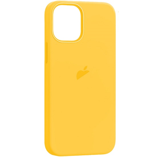 Задняя накладка Silicone Casе для iPhone 12 Pro Max Sunflower (MagSafe + анимация NFC)c LOGO