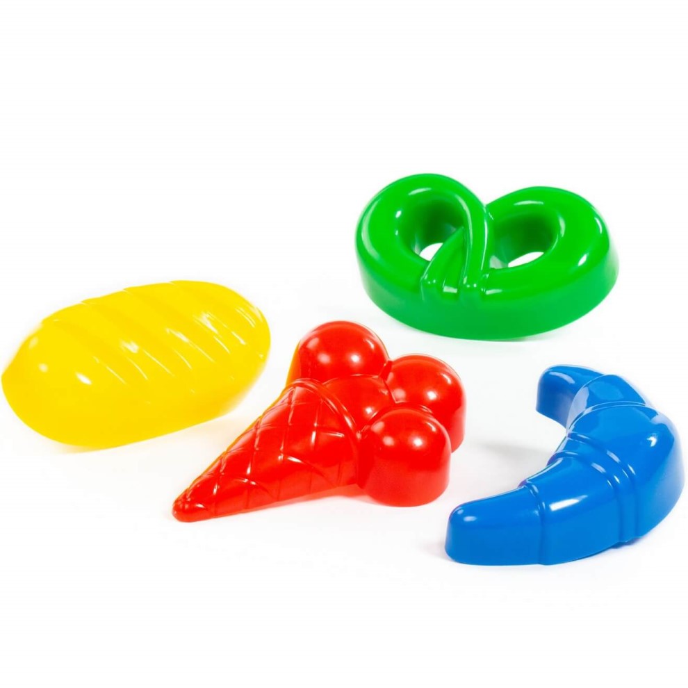 Формочки ПОЛЕСЬЕ (мороженое + пирожок + крендель + рогалик) 39316