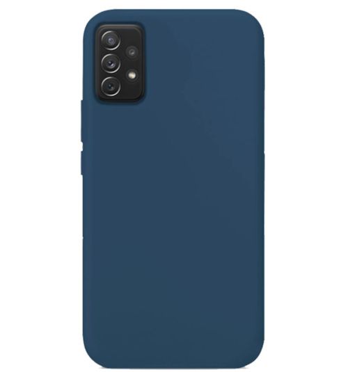 Задняя накладка  GRESSO коллекция Меридиан для Samsung Galaxy A52 темно-синий