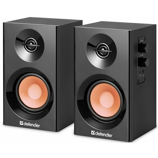 Колонки 2.0 DEFENDER Aurora S12 Дер.корпус