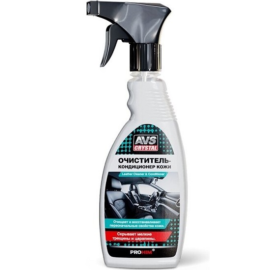 Очиститель-кондиционер кожи AVS AVK-653  (триггер 500мл)