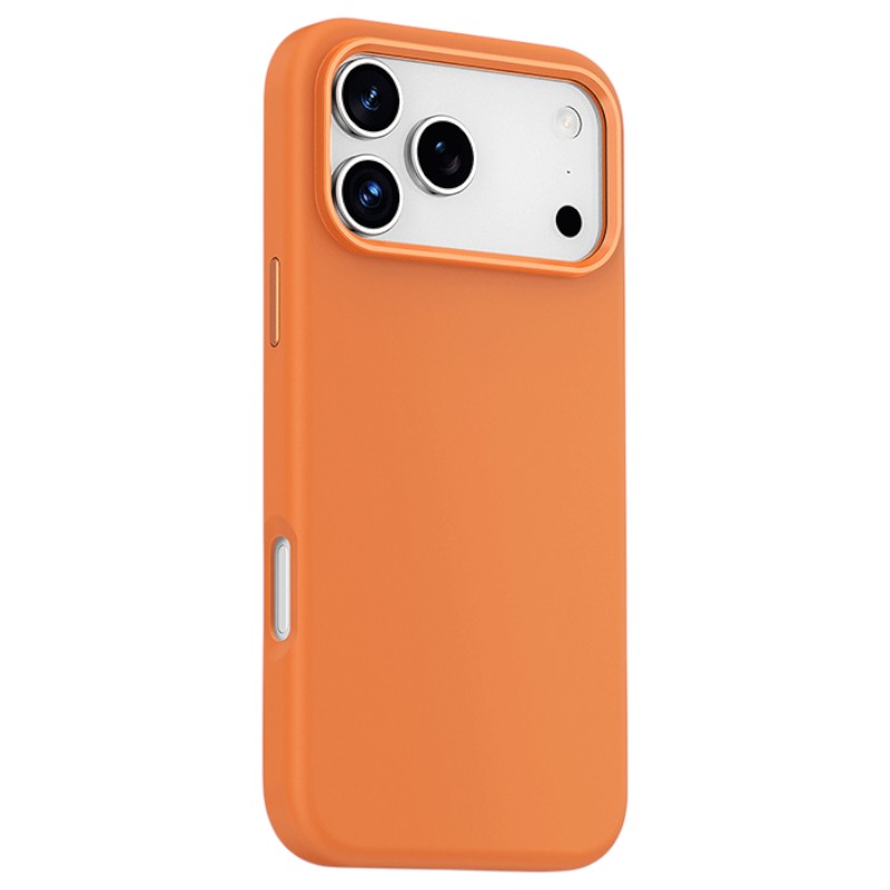 Задняя накладка KEEPHONE ROSANA MAGSAFE SILICONE CASE для iPhone 17 PRO MAX ORANGE
