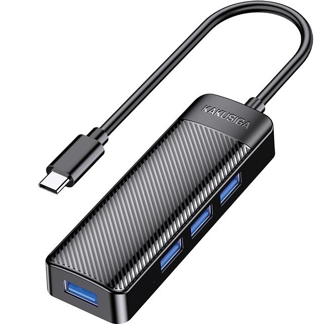 USB-Хаб Kakusiga KSC-1409 4USB 3.0 0.2 м на USB черный