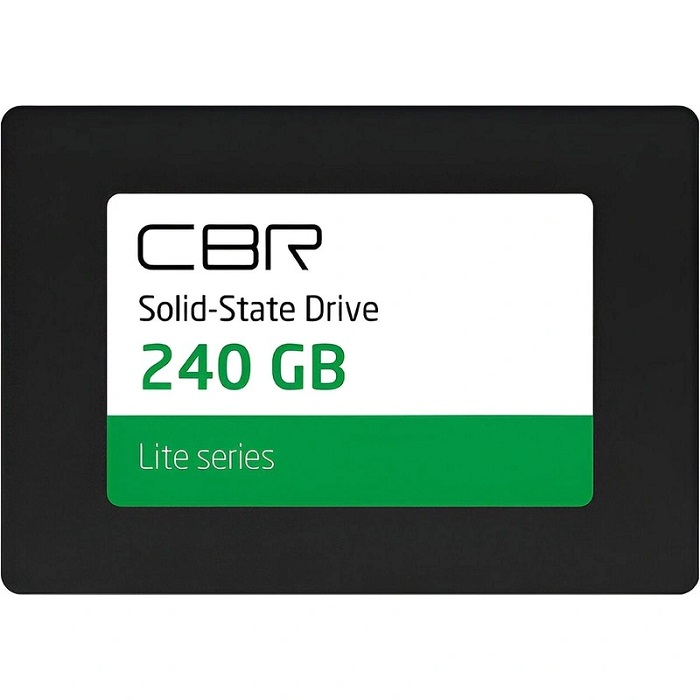 Накопитель SSD 2.5" 240Gb CBR Lite, SATA III, R/W 550/520 (SSD-240GB-2.5-LT22)
