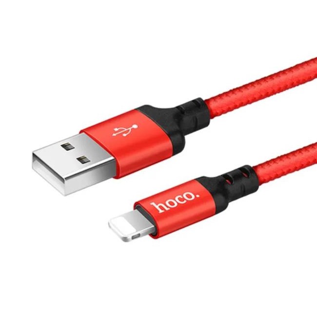 Кабель USB <--> Type-C 1.0м HOCO X14 красный