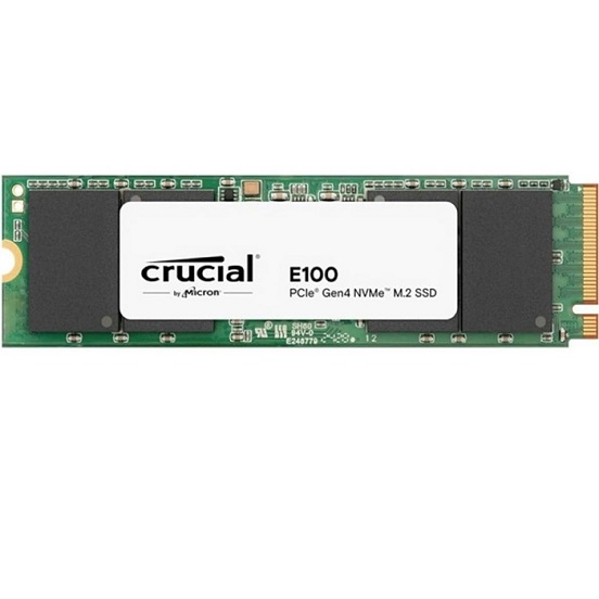 Накопитель SSD M.2 1Tb Crucial E100, 1Tb, PCIe 4.0 x4, 2280, NVMe, R/W 5000/4500 (CT1000E100SSD8)