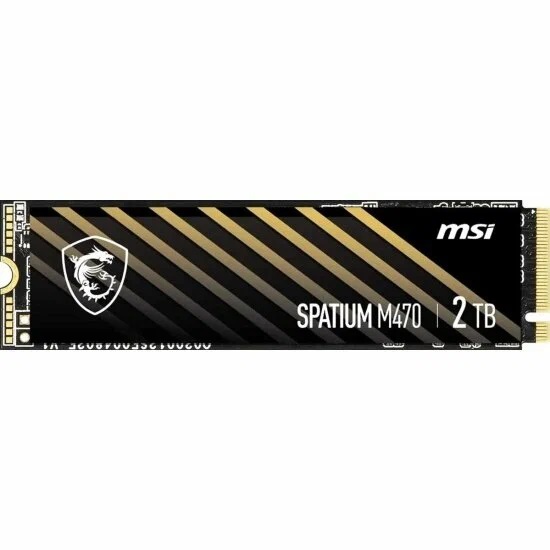 Накопитель SSD M.2 2Tb MSI SPATIUM M470 PRO Client SSD S78-440Q990-P83, PCIe Gen4x4 with NVMe,  3D TLC, R/ W 5000/ 4400