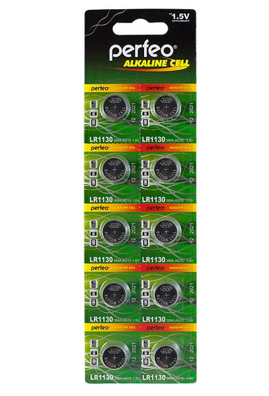 Элемент питания PERFEO AG10 (LR1130/389) BL-10