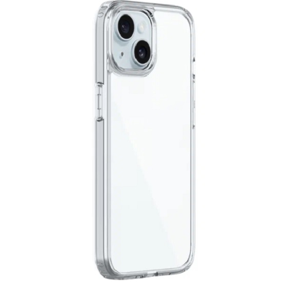 Силиконовый чехол KZDOO для iPhone 15 Guardian серый прозрачный