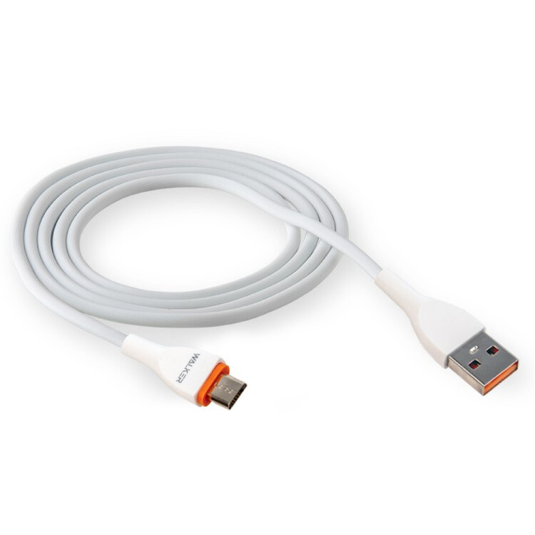 Кабель USB <--> Type-C  1.0м WALKER C565 белый