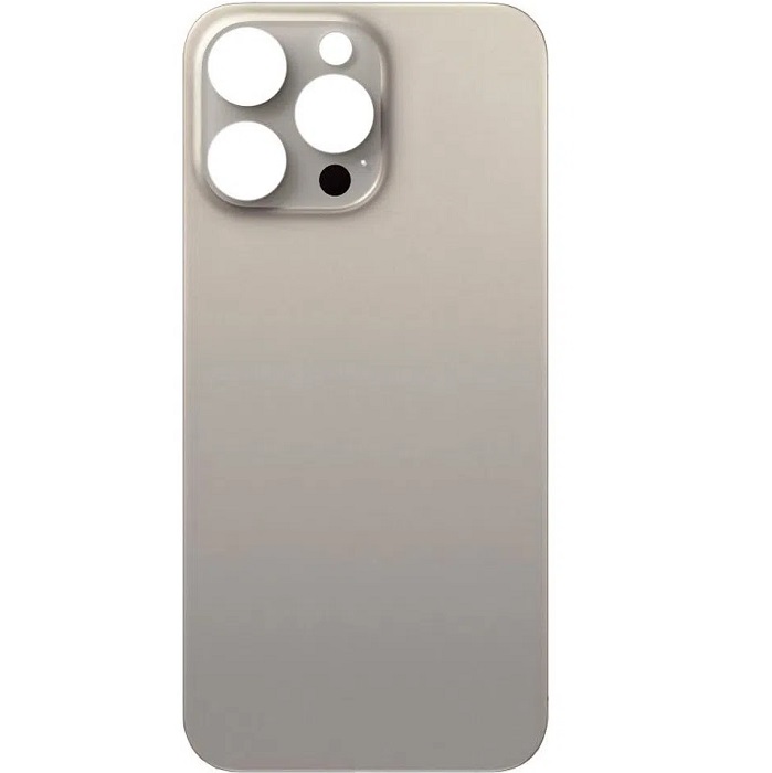 Задняя панель (крышка) iPhone 15 Pro Max Серый Титан (ориг)