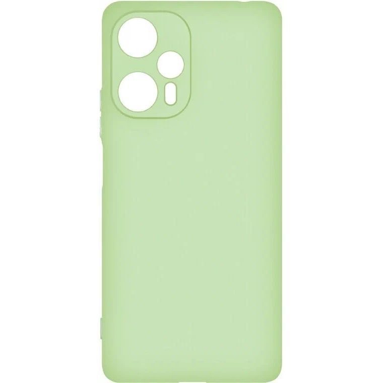 Силиконовый чехол DF для Xiaomi Poco F5/Xiaomi Redmi Note 12 Turbo DF poCase-14 (light green)