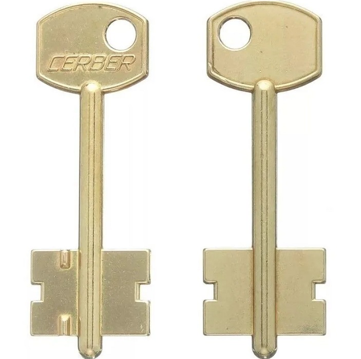 Заготовка ключа Цербер-1 73*25*18,2 мм, лат., б/п