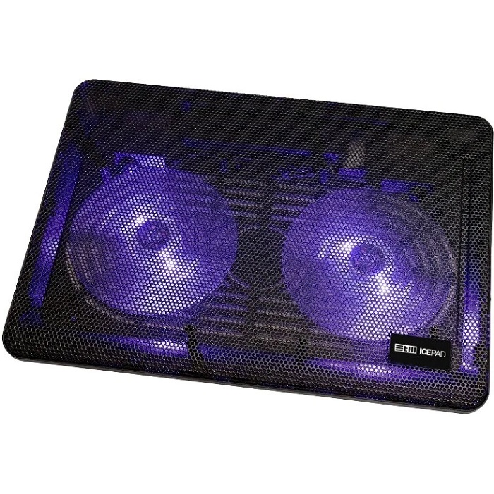 Подставка для ноутбука STM IP23 STM Laptop Cooling IP23 Black (17,3"", 2x(125x125),  plastic+metal mesh)