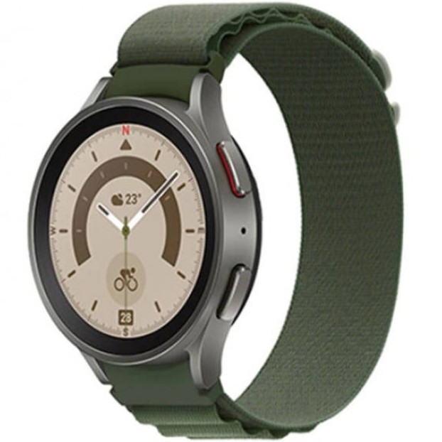 Тканевый ремешок MUTURAL ALPINE LOOPBACK SERIES для Apple Watch 38-41мм зеленый