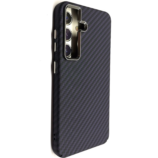 Задняя накладка LUXO Magsafe для SAMSUNG Galaxy S23 Ultra, под карбон, фиолетовый