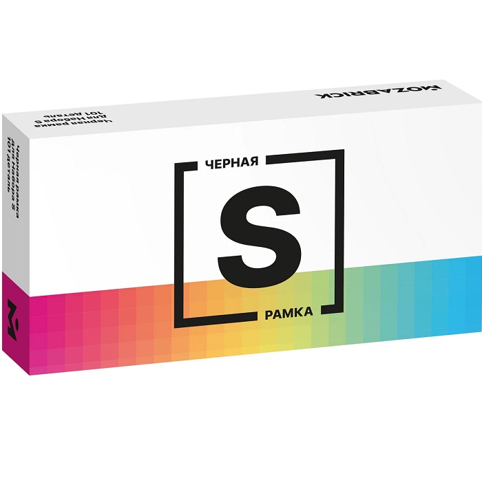 Рамка для Набора S Mozabrick ЧЕРНАЯ 27,7×14,8×4,8 60006