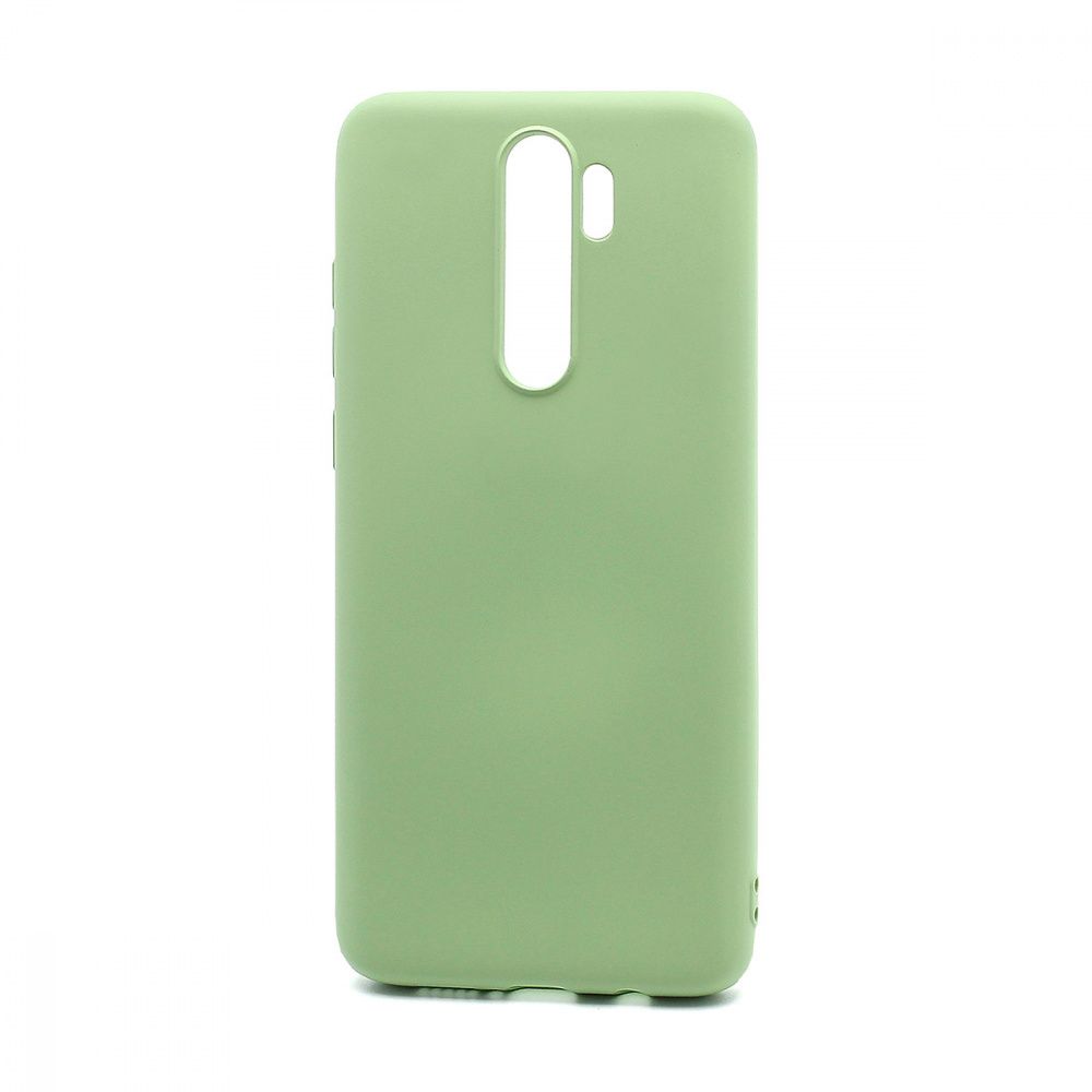 Силиконовый чехол SILICONE CASE New ERA для Xiaomi Redmi Note 8 Pro зеленый