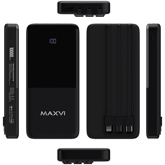 Внешний АКБ MAXVI PB10-09 (10000mAh) черный