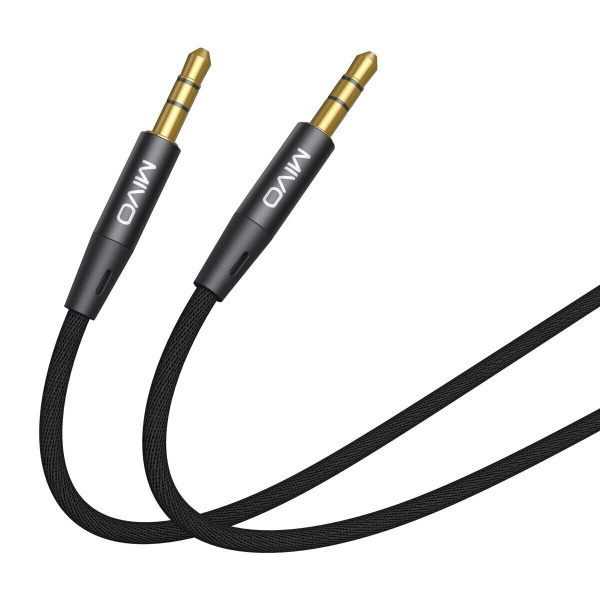 Кабель Jack 3.5 <--> Jack 3.5  2.0м MIVO MX-A2 черный
