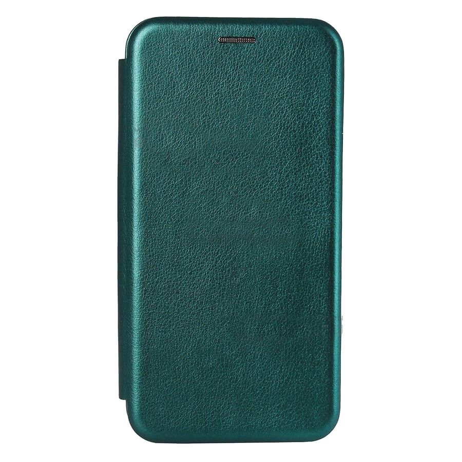Чехол футляр-книга ISA для iPhone 12/12 Pro (6.1) экокожа, зеленый
