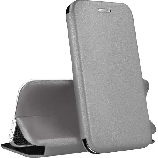 Чехол футляр-книга ZIBELINO Book для Huawei P50 Pro (платиново-серый)