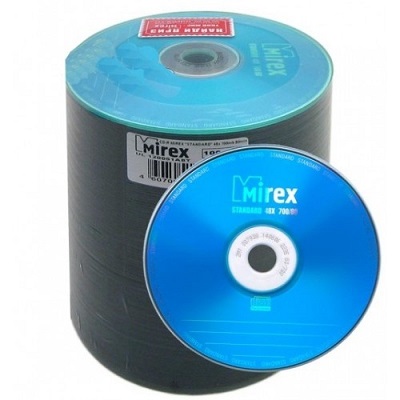 Диски CD-R MIREX 80 min 48x (Standard) Bulk-50