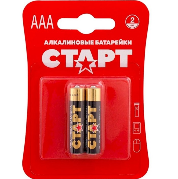 Элемент питания СТАРТ LR03 BL-2