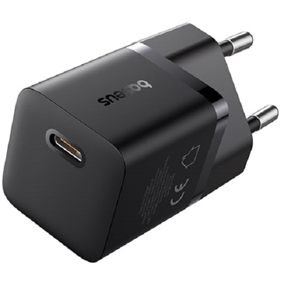 Сетевое ЗУ 1Type-C BASEUS GAN5 P10110909113-00 черный, 25W