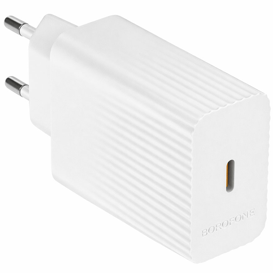 Сетевое ЗУ 1Type-C 3A BOROFONE BAS73A White, PD20W