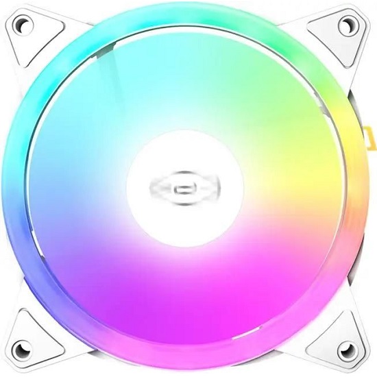 Вентилятор PCCooler F3 T120 ARGB белый, 120 мм, 1800 об/мин, 21.6 дБ, 4 pin