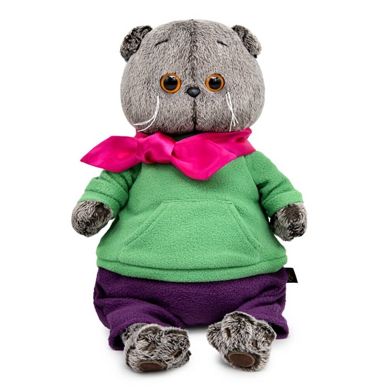 Мягкая игрушка Басик в комплекте из флиса, 19 см 10639773