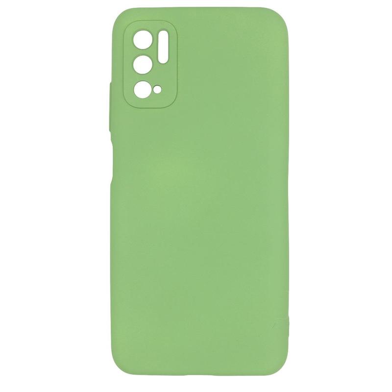 Задняя накладка PERO LIQUID SILICONE для Xiaomi Redmi Note 10S зеленый