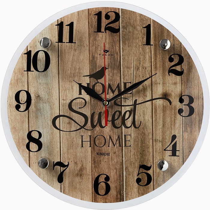 Часы настенные РУБИН "Sweet Home" 93030-034)