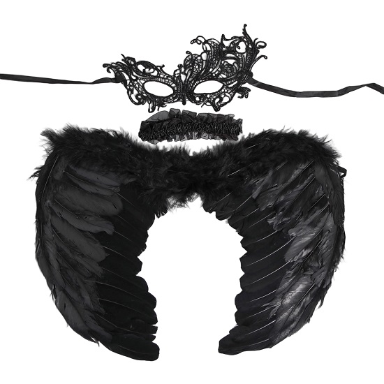 Карнавальный набор «Ангельски прекрасна», крылья, маска, повязка 4151732