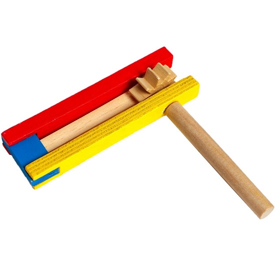 Музыкальная игрушка «Трещотка» 2.5×10.5×11.5 см