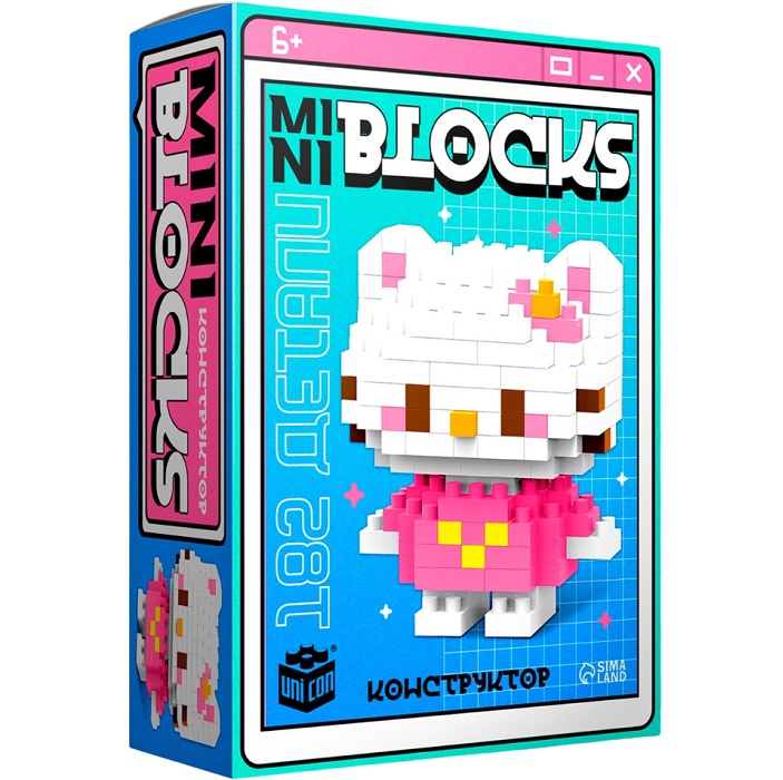 Конструктор «Mini Blocks. Котик», 182 детали