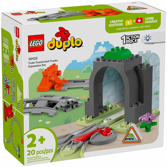 Конструктор LEGO DUPLO 10425 Железнодорожный туннель и рельсы
