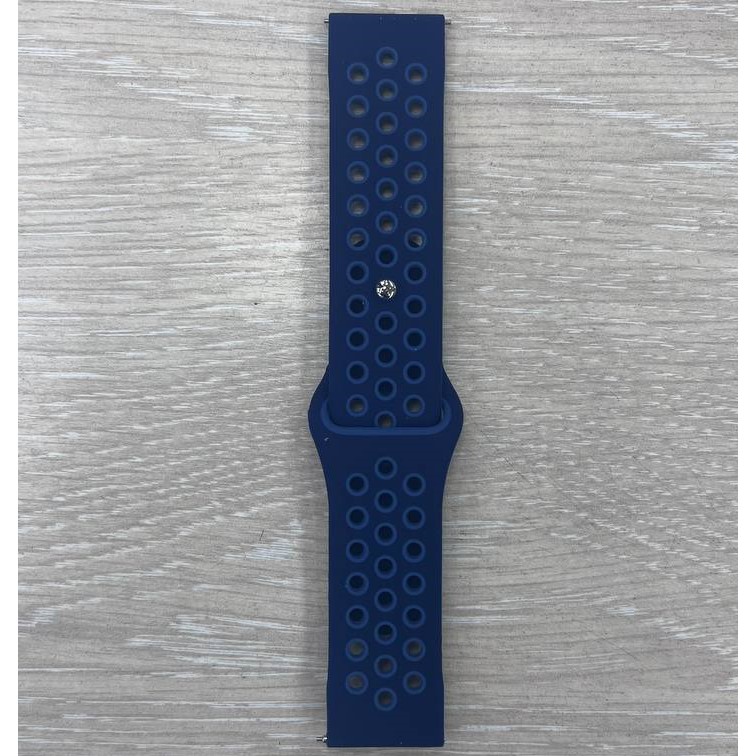Универсальный силиконовый ремешок NIKE 20-22mm, синий