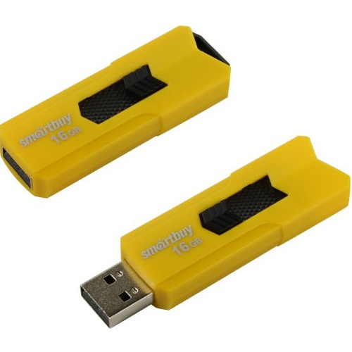 USB 16Gb SMARTBUY Stream жёлтый